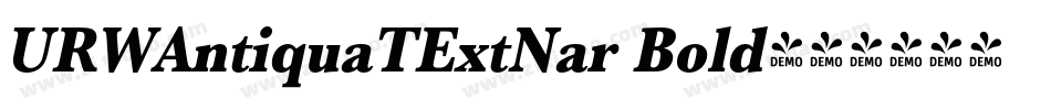 URWAntiquaTExtNar Bold字体转换